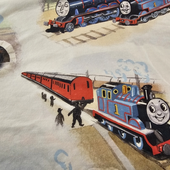 Pottery Barn Thomas The Train Duvet Cover.  Full/Queen - Picture 4 of 9